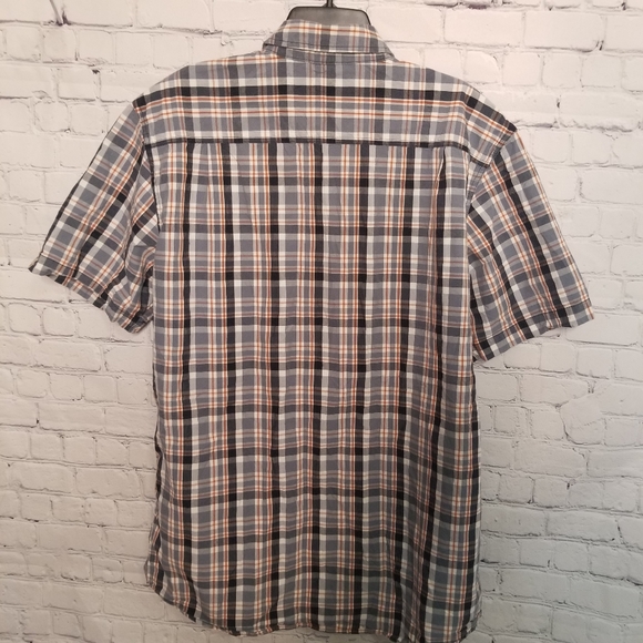 Carhartt plaid short sleeve button up shirt Size Large - Picture 5 of 5